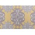 Thibaut Jakarta F98614 Printed Drapery Fabric in Yellow and Grey
