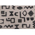 PK Lifestyles Secret Code Printed Drapery Fabric in Coal 