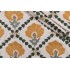 PK Lifestyles Grand Fleur Crewel Embroidered Drapery Fabric in Golden 
