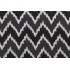 Tempotest Ikat Chevron Woven Solution Dyed Acrylic Outdoor Fabric in Charcoal