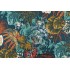 Stof France Pretoria Printed Cotton Drapery Fabric in Canard 