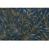 Stof France Laugula Printed Cotton Twill Drapery Fabric in Canard 