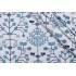 PK Lifestyles Anatolian Embroidered Drapery Fabric in Porcelain 