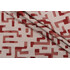 PK Lifestyles Maze Embroidered Drapery Fabric in Rose 