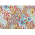 Stof France Seychelles Printed Cotton Twill Drapery Fabric in Celadon 