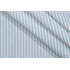 Magnolia Home Berlin Ticking Stripe Printed Cotton Drapery Fabric in Aqua 