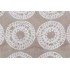 Medallions Printed Drapery Fabric in Husk