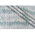 P Kaufmann Calais Printed Chenille Upholstery Fabric in Seaglass 