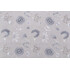 Mill Creek Passionflower Embroidered Drapery Fabric in Iceberg 