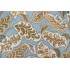 HGTV Home Deco Drama Printed Cotton Drapery Fabric in Topaz 