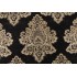 Maharani Printed Drapery Fabric in Caviar 