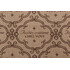 Jaclyn Smith Home Script Printed Linen Blend Drapery Fabric in Cocoa for Fabricut