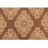 Thibaut Montgomery F96015 Printed Drapery Fabric in Brown 