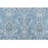 Robert Allen Printed Cotton Drapery Fabric in Cyan 