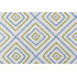 Thibaut Kozar Printed Linen Blend Drapery Fabric in Blue & Green F94924
