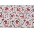 P Kaufmann Pondicherry Trail Printed Cotton Linen Drapery Fabric in Woodrose 