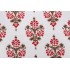 Suburban Fabrics Manon Printed Drapery Fabric in Red For Duralee