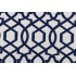 Iman Home Sultana Lattice Flocked Drapery Fabric in Luna