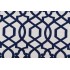 Iman Home Sultana Lattice Flocked Drapery Fabric in Luna