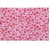 Timeless Treasures Red Hearts All Over Chalkboard Printed Cotton Craft Fabric in Red 