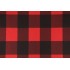 Premier Prints Buffalo Check Printed 7 oz Cotton Drapery Fabric in Red Black