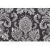 Thibaut Sabeen F97905 Printed Linen Drapery Fabric in Black