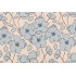 Diversitex Flower Garden Printed Cotton Drapery Fabric in Sky