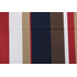 Old World Weavers Melker Printed Cotton Drapery Fabric in Red/Tan/Brown/Navy for Scalamandre