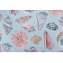 Magnolia Home Longboat Printed Cotton Drapery Fabric in Cabana 