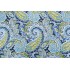 Bryant Fabrics Merzouga Paisley Printed Polyester Outdoor Fabric in Lapis 