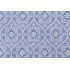 Robert Allen Duralee Printed Cotton Drapery Fabric in Blue 
