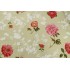 Robert Allen Rosebille Printed Drapery Fabric in Honeydew