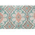 Covington Kantha Printed Cotton Blend Drapery Fabric in Surf 
