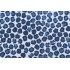 Premier Prints Freedom-White Slub Linen Printed Drapery Fabric in Prussian Blue