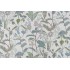Lacefield Botanical Sketch Small Scale Printed Cotton Drapery Fabric in Seaglass 