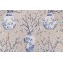P Kaufmann Katsuma Embroidered Drapery Fabric in Porcelain 