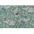 P Kaufmann Koi Pond Printed Linen Blend Drapery Fabric in Jade 