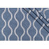 PK Lifestyles Flourish Embroidered Drapery Fabric in Baltic 