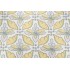 Robert Allen Painted Damask Printed Cotton Drapery Fabric in Leaf