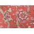 Robert Allen Clarence Printed Linen Blend Drapery Fabric in Melon