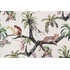 Hamilton Kismet Printed Cotton Drapery Fabric in Natural 
