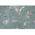 Hamilton Aviary Printed Cotton Drapery Fabric in Nile 