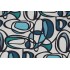 Covington Wow Printed Cotton Drapery Fabric in 52-Cabana Blue 