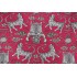 Hilary Farr Tiger Republic Printed Cotton Blend Drapery Fabric in 722-Fuchsia for Covington 