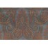 Scalamandre Paisley Medallion Printed Drapery Fabric in Blue/Multi