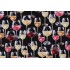Dona Gelsinger Fabrics Of SoHo Wine Country - Wine Glasses Printed Cotton Craft Fabric in Black for Timeless Treasures 