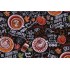 Gail Cadden Fabrics of SoHo Cider Season - Pumpkin Spice Printed Cotton Craft Fabric in Pumpkin Spice Latte for Timeless Treasures 
