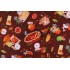 Kathryn Selbert/Advocate Art Forest Feast AKFD-22593-408 Printed Cotton Craft Fabric in Roasted Pecan for Robert Kaufman 