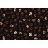 Timeless Treasures Happiness Has Paws - Paw Print Printed Cotton Craft Fabric in Mud 