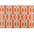 Thibaut Downing Gate F916049 Printed Linen Blend Drapery Fabric in Tangerine 